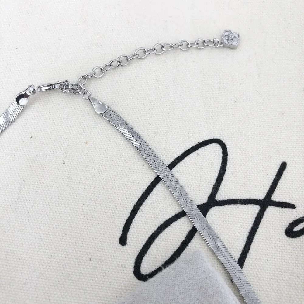 Kendra Scott Herringbone Necklace - Abbie Mixed Metal - Picture 3 of 4